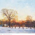 December. Year in Kolomenskoe
