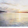 Sunset on the Volga