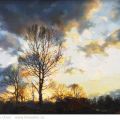 Sunset on the Dvina