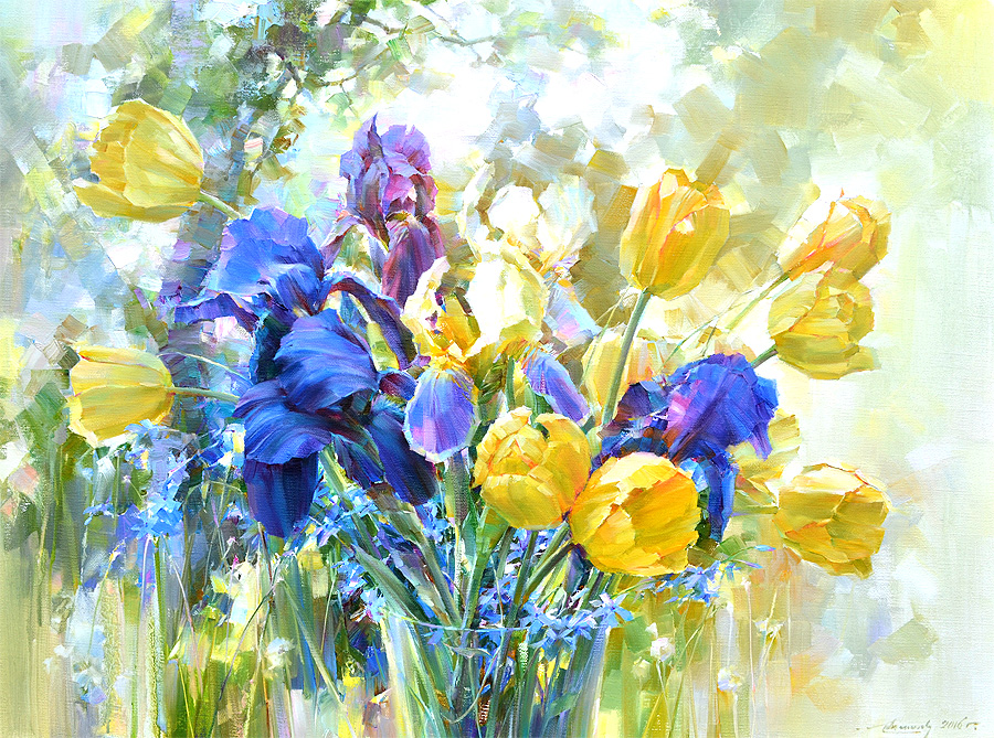 Картина Весна. Лето | Натюрморты маслом | Тимошин Олег
